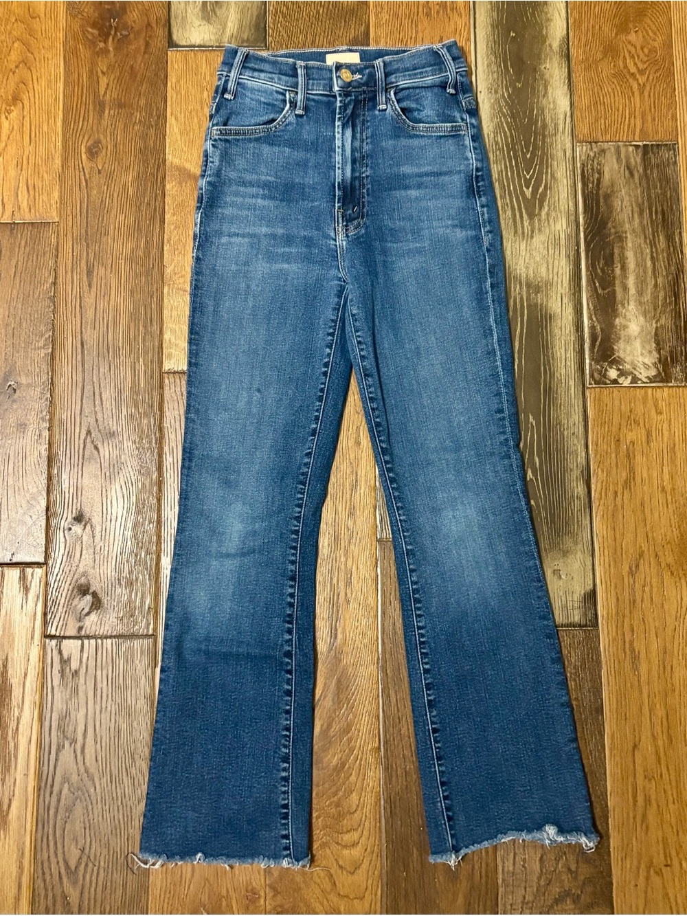 Mother the Hustler ankle fray size 23